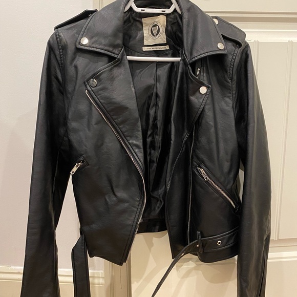 UO Leather Jacket - Picture 4 of 5